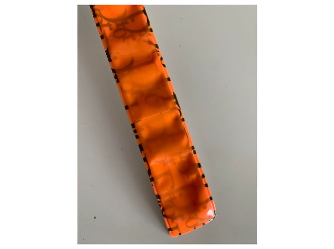Bracciale Dior Arancione in Plastica - vista 4