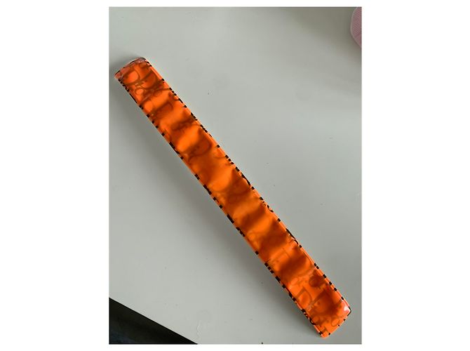 Bracciale Dior Arancione in Plastica - vista 5