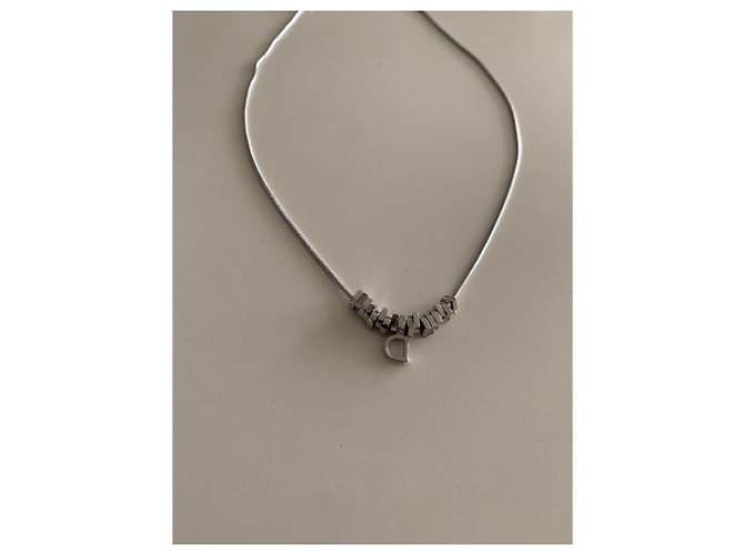 Collana Dior argento in acciaio - vista 2