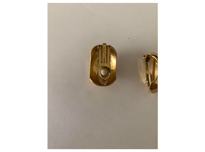 Orecchini Dior dorati in acciaio D'oro - vista 3