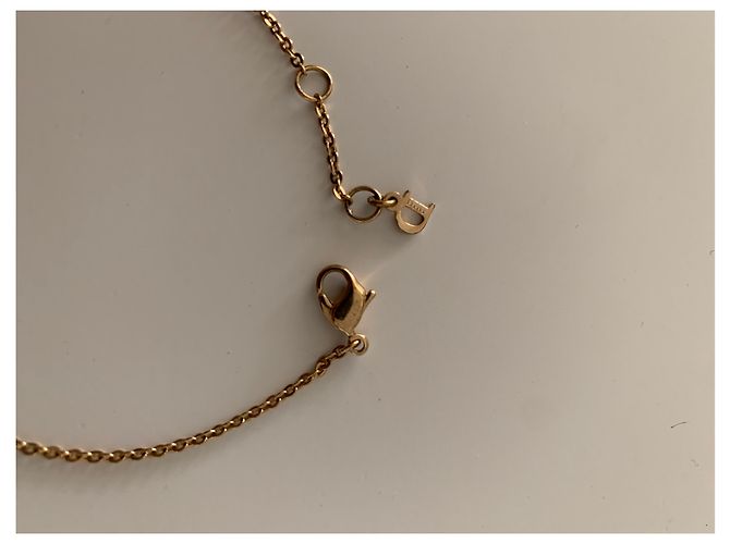 Bracciale Dior dorato con pendente tondo D'oro - vista 3