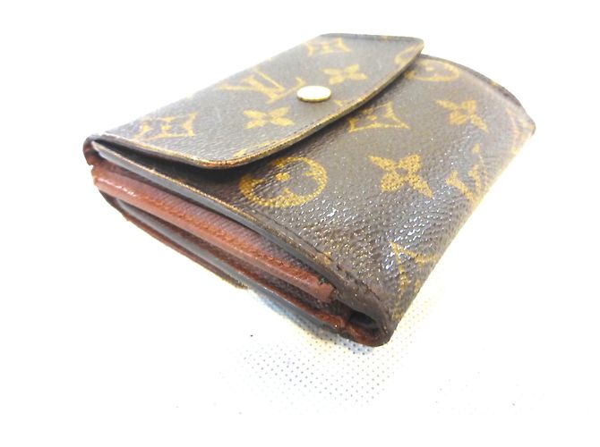 Louis Vuitton Elise Monogram Cartera Marrón Cuero Castaño - vista 4