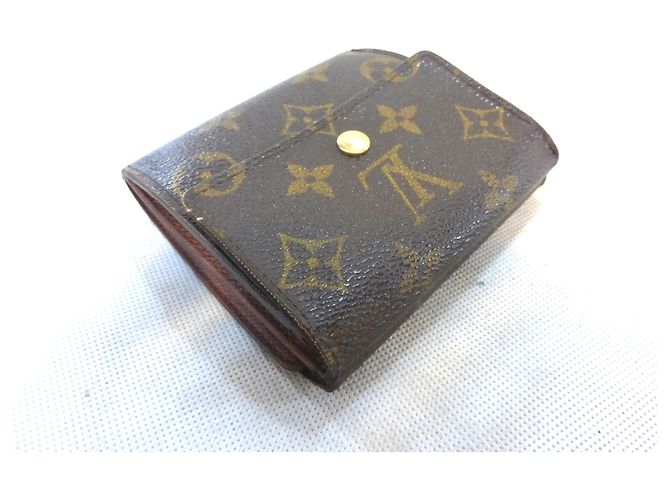Louis Vuitton Elise Monogram Cartera Marrón Cuero Castaño - vista 5