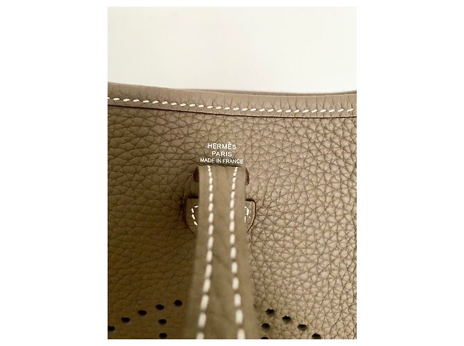 Hermès Hermes evelyne mini tpm 16 amazone Marrone - vista 8