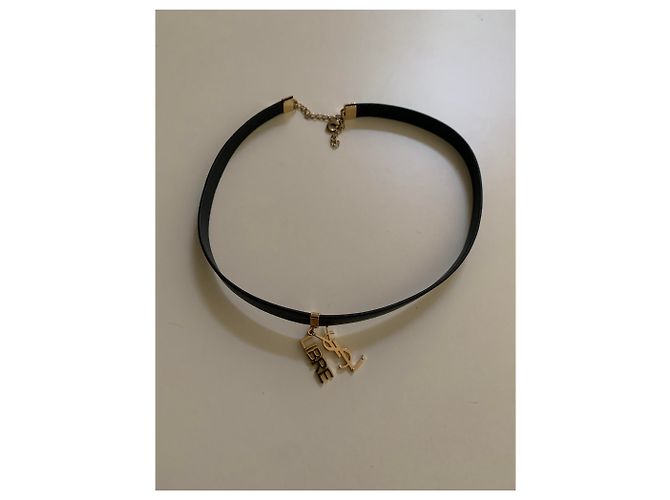 Collana nera avvolgente Yves Saint Laurent Nero - vista 2