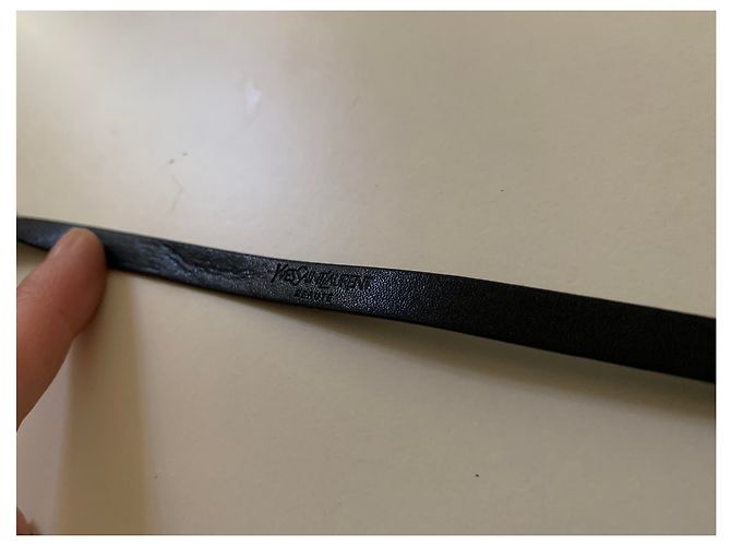 Collana nera avvolgente Yves Saint Laurent Nero - vista 5