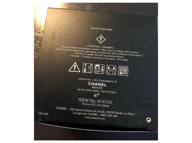 Vela perfumada Chanel Negro - vista 4