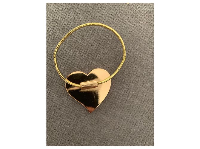 Elastico per capelli Dior dorato in acciaio D'oro - vista 3