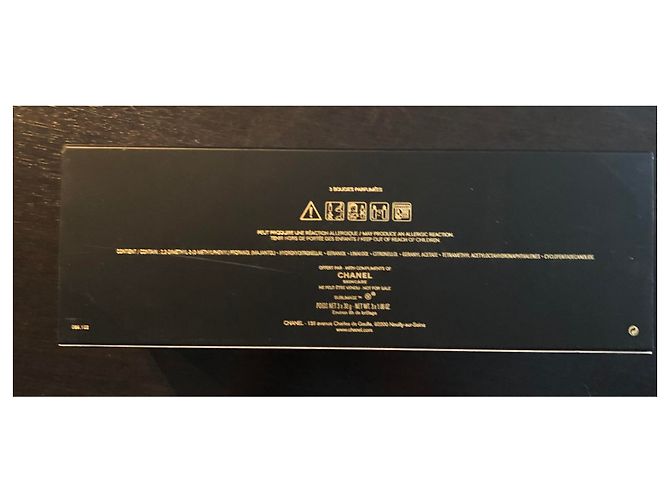 Cambon Chanel Visualización de tres velas Negro - vista 4