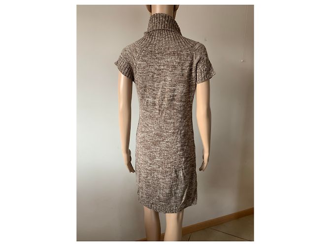 Vestido Calvin Klein Marrón de Acrílico S Castaño - vista 4