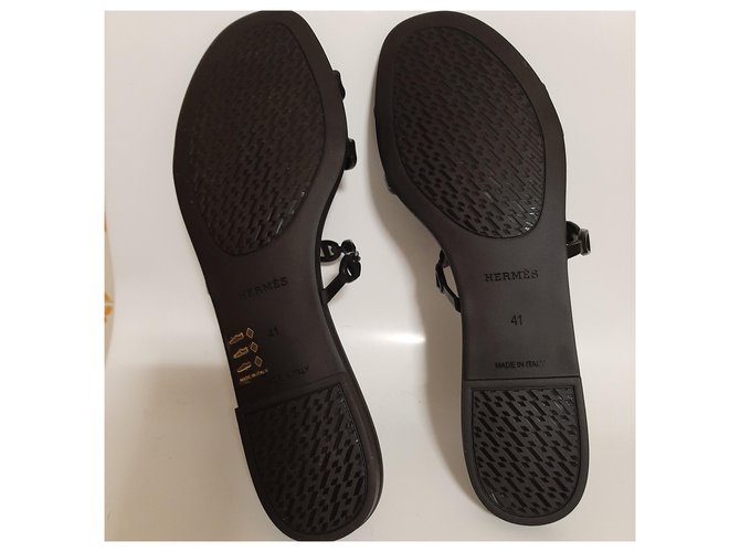 Hermès Ciabata Rivage Nero - vista 4
