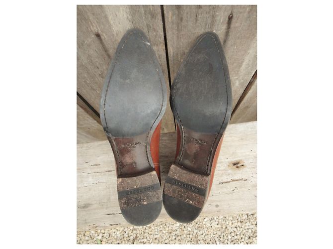 Botas Chelsea Heschung Cuero Marrón Claro 40 - vista 7