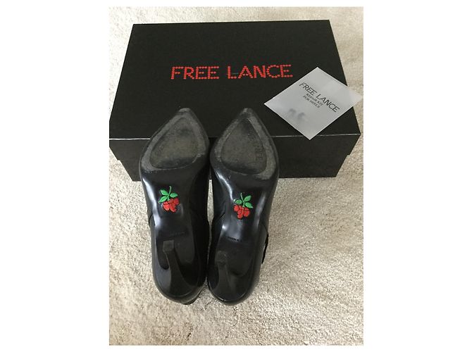 Botas de piel negras Free Lance 37 Negro - vista 7