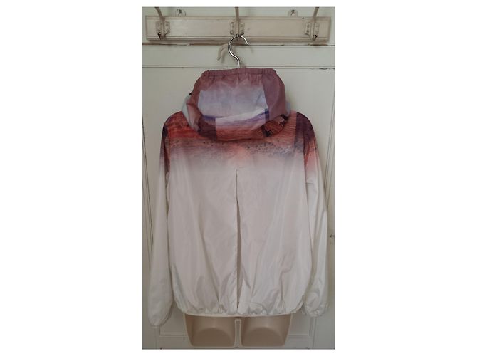Gertrude Langarm Windjacke Weiß - Ansicht 3