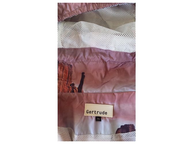 Gertrude Langarm Windjacke Weiß - Ansicht 4