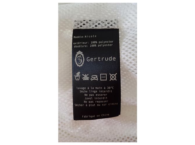 Gertrude Langarm Windjacke Weiß - Ansicht 5