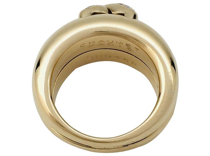 Chaumet Ring, "Collegamenti", Oro giallo e diamanti. - vista 4