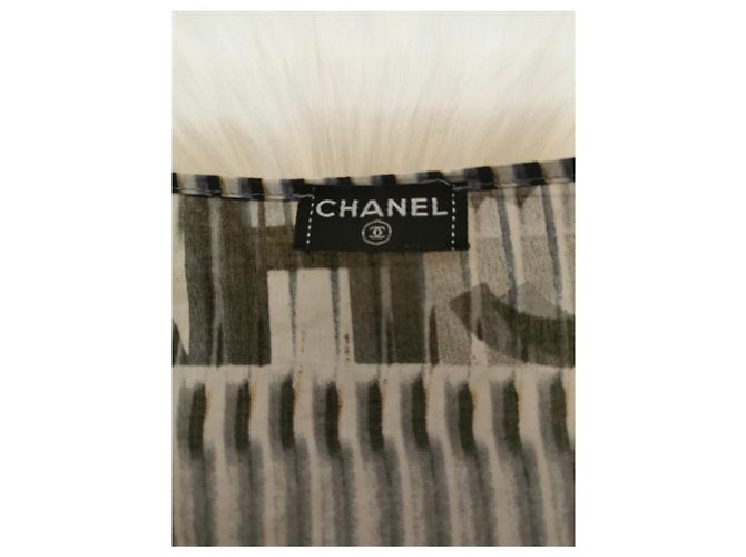 Túnica Chanel de algodón gris - vista 3