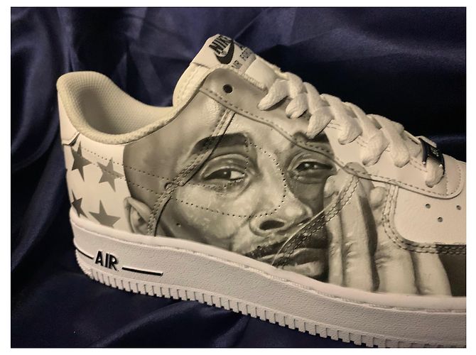 Nike Air Force 1 Scarpe da ginnastica in pelle bianca Bianco - vista 3