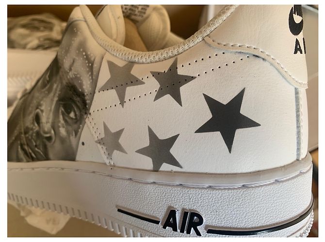 Nike Air Force 1 Scarpe da ginnastica in pelle bianca Bianco - vista 6