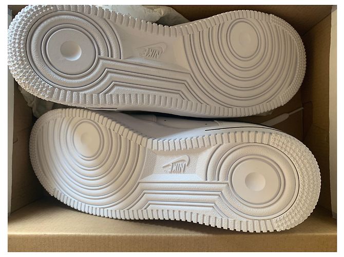Nike Air Force 1 Scarpe da ginnastica in pelle bianca Bianco - vista 9