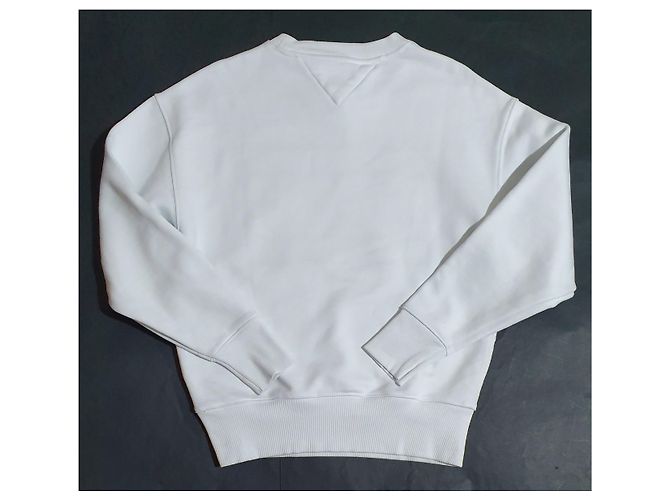 Tommy Hilfiger Tommy Jeans Oversize weißer Baumwollpullover Mehrfarben - Ansicht 3