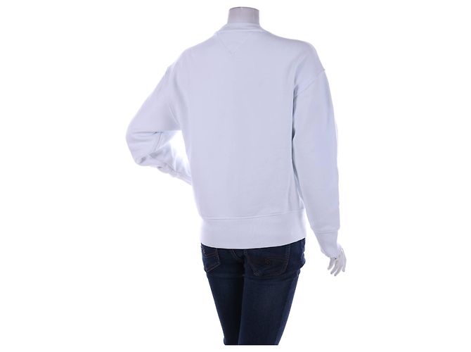 Tommy Hilfiger Tommy Jeans Oversize weißer Baumwollpullover Mehrfarben - Ansicht 5