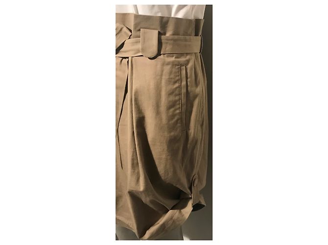 Abito Escada Sport bicolore bianco e beige in cotone - vista 7