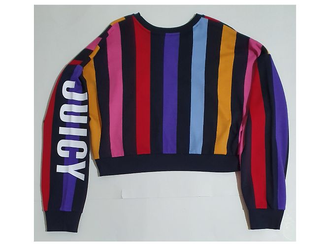 Juicy by Juicy Couture Gestreifter Baumwollpullover Mehrfarbig XL Mehrfarben - Ansicht 3