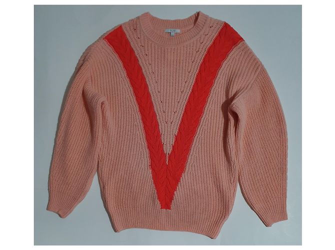 Dagmar Pullover Rosa Koralle aus Alpaka und Wolle Pink - Ansicht 3