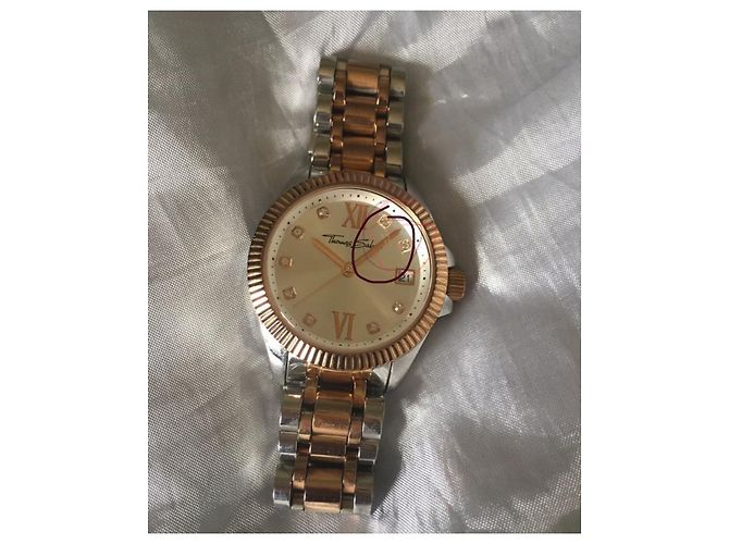Thomas Sabo Uhr aus Stahl und Rosenionen Silber Pink - Ansicht 7