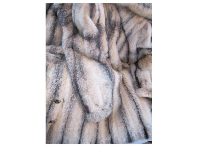 abrigo de visón inconnue Kohinoor beige talla 42 - vista 2