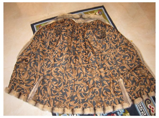 abrigo de visón inconnue Kohinoor beige talla 42 - vista 3