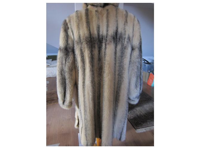 abrigo de visón inconnue Kohinoor beige talla 42 - vista 5