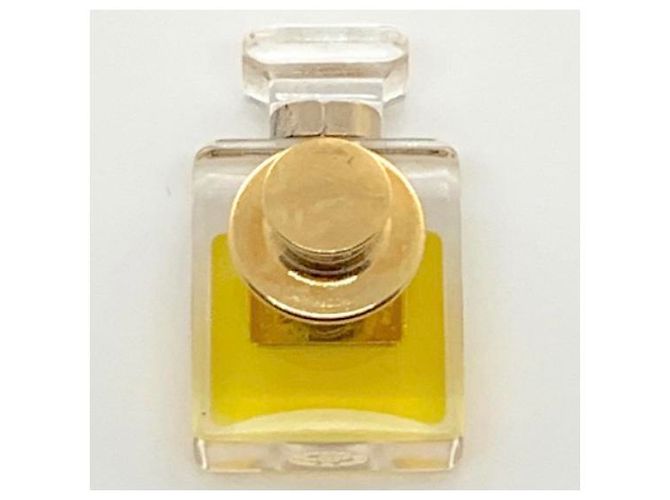 Chanel N*5 Parfümflasche Brosche aus Harz Weiß - Ansicht 10