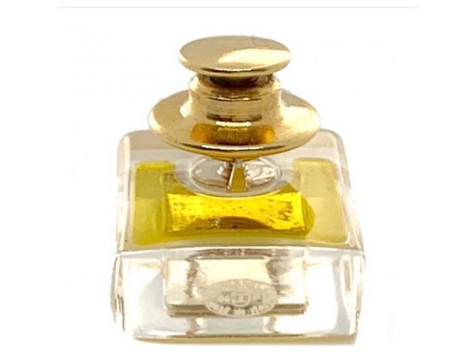 Chanel N*5 Parfümflasche Brosche aus Harz Weiß - Ansicht 8