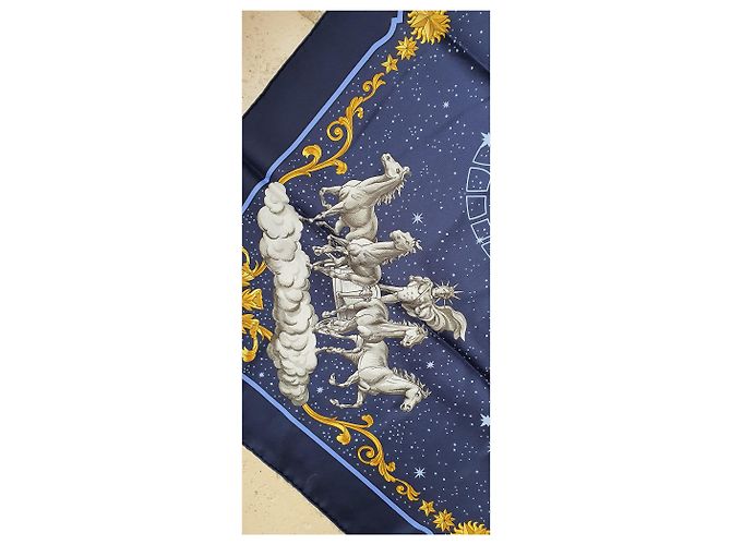 Hermès Aire Francia 1933 2003 Azul Bronce Azul marino - vista 4