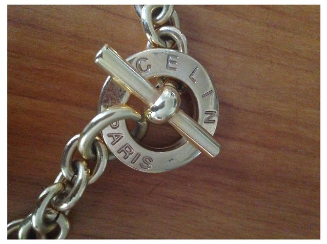Céline Gold Choker Halskette mit Anhängern Golden - Ansicht 2