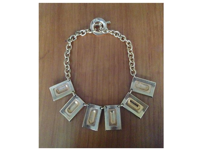 Céline Gold Choker Halskette mit Anhängern Golden - Ansicht 3