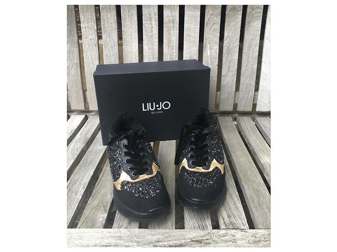 Sneakers Liu.Jo in pelle nera Nero - vista 2