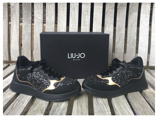Sneakers Liu.Jo in pelle nera Nero - vista 3