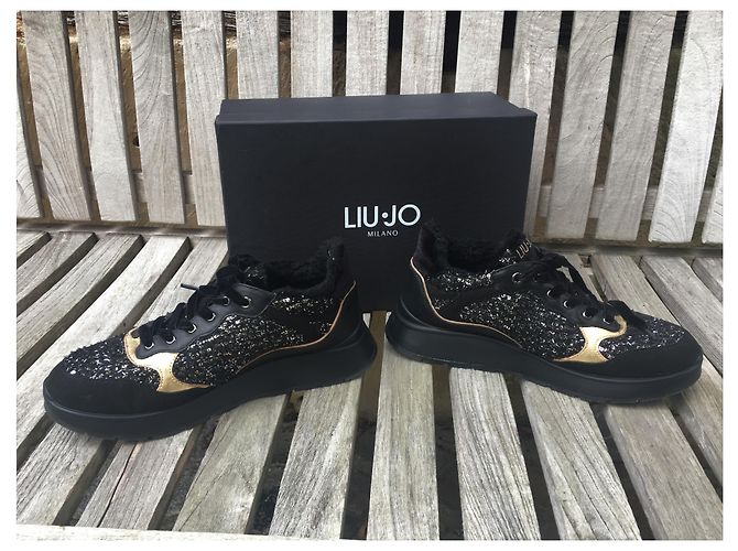 Sneakers Liu.Jo in pelle nera Nero - vista 4