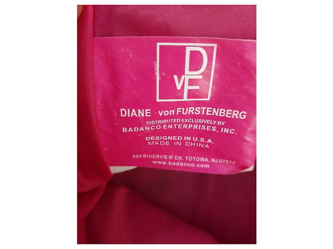 Diane Von Furstenberg Borsa weekend DvF Randa Bianco Blu navy - vista 5