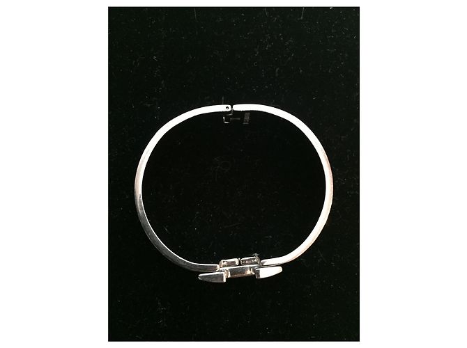 Clic H Bracelet Hermès, modèle Clic Clac Bijouterie argentée - vue 3
