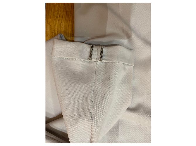 Brunello Cucinelli Hose Grau aus Wolle Größe 40 - Ansicht 5