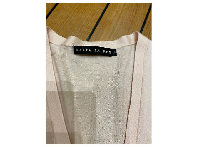 Ralph Lauren ärmellose Kaschmir Strickjacke rosa Pink - Ansicht 4
