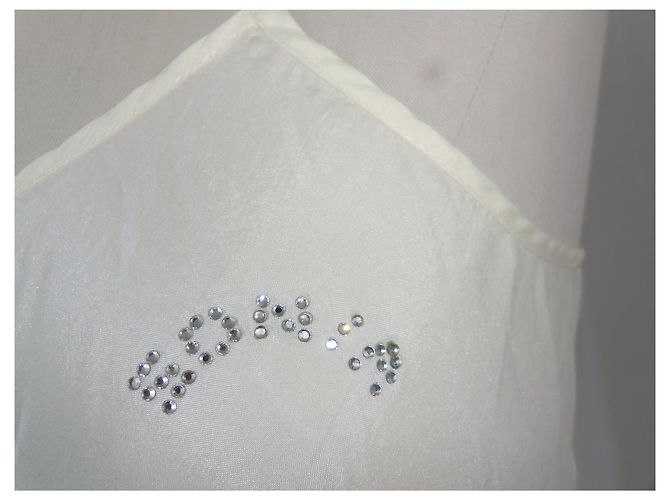 Camisón de seda Sonia Rykiel. Taille S Crema - vista 6