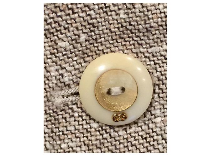 Blazer de lana y seda de Escada Castaño Beige - vista 5