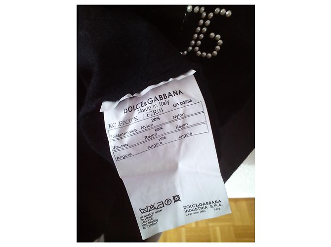 CÁRDIGAN DE PUNTO DOLCE & GABBANA Negro Blanco - vista 4