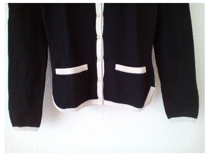 CÁRDIGAN DE PUNTO DOLCE & GABBANA Negro Blanco - vista 5